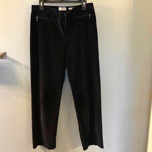 Northern Reflections Womens Size 10 Navy Corduroy Straight Leg Pants